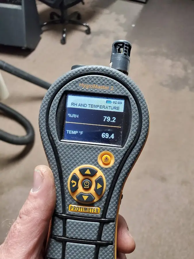 Moisture meter humidity assessment for Mold Remediation & Removal in Linton Hall